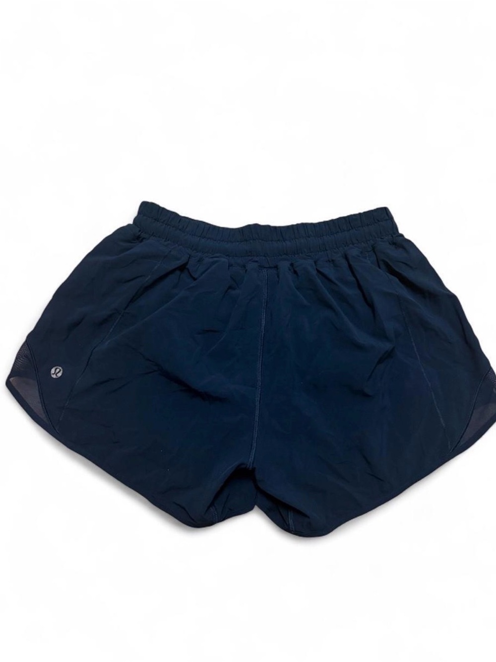 BUNDLE OF 2 Hottie hot Lululemon size 6 shorts: Navy blue and space dye stripes